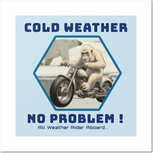 COLD WEATHER NO PROBLEM Posters and Art